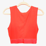No Brand (Fabletics) Neon Orange Front Twist Workout Tank- Size~S (See Notes)