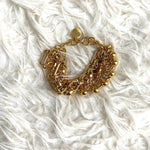 Nest Gold Chain Multi Strand Bracelet