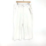 Sofia Jeans White Mayra Crop Flare Jeans- Size 14 (Inseam 24”)
