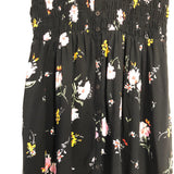 Free People Black Greatest Day Floral Smocked Dress- Size S