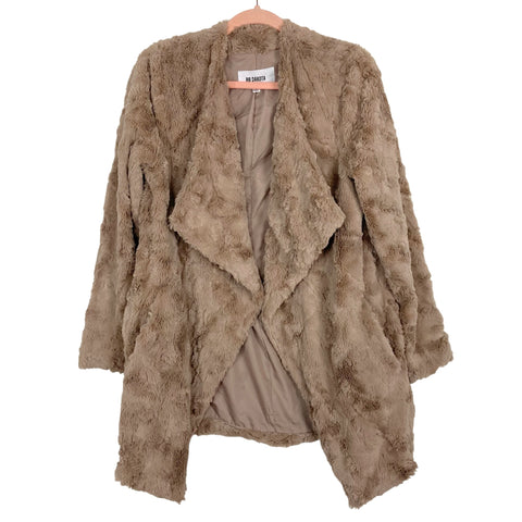 BB Dakota Faux Fur One Button Closure Jacket- Size S (see notes)