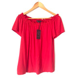Gibson Red Off The Shoulder Top NWT- Size PXS