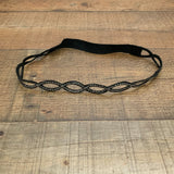 No Brand Black/Rhinestone Headband