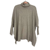 Goodnight Macaroon Tan Heathered Turtleneck Side Slit Sweater NWT- Size ~S (See Notes)