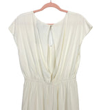 Vici x Nordstrom Cream Front Knot Exposed Back Romper NWT- Size M (sold out online)