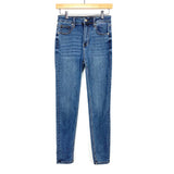 English Factory Medium Wash Skinny Jeans- Size ~25 (Inseam 27”, see notes)