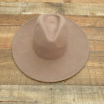 No Brand Brown Wool Wide Brim Hat (see notes)