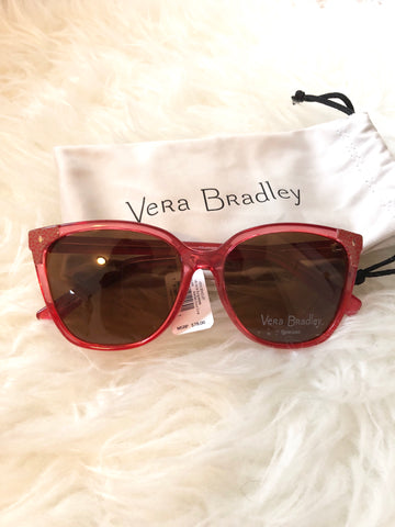 Vera Bradley Pink Sunglasses NWT