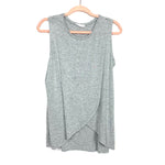 Ingrid & Isabel Grey Heathered Nursing Top- Size S