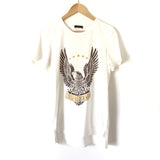 Zutter Eagle “Born Free” White T-shirt- Size S