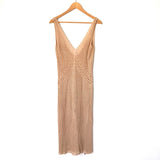Honey Punch Open Knit Cover Up Dress with Side Slits- Size S