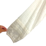 Madewell Antique Cream Weavemix Mockneck Bubble Sleeve Top- Size M (sold out online)