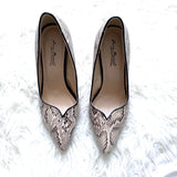 Anne Michelle Snakeskin Heels- Size 8