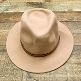 Melrose & Market Tan Belted Wool Hat NWT