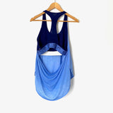 Fabletics Blue Built In Sports Bra Tank- Size ~XL (see notes)