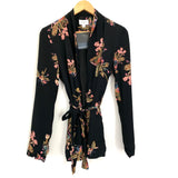 Everly Black Floral Blazer NWT- Size S