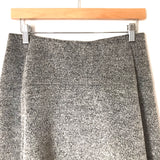 LOFT Soft Grey Flare Flecked Skirt- Size S Petite
