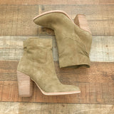 Dolce Vita Truffle Suede Booties- Size 7