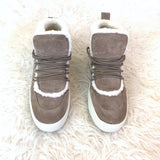 Marc Fisher Ltd. Grey Suede Shearling Sneaker Bootie (BRAND NEW)- Size 7