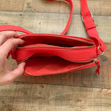 Old Navy Orange Striped Crossbody Bag (LIKE NEW)