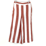 Madewell Striped Wide Leg Crop Pants- Size S