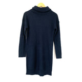 Lulus Navy Turtleneck Sweater Dress- Size XS