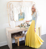 Lucy Paris Yellow High Waisted Skirt NWT- Size XXS