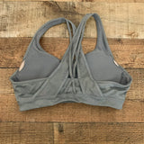 Athleta Grey Padded Sports Bra- Size S