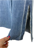 Blank Paige Wide Leg Side Slit Jeans NWT- Size M (Inseam 25")
