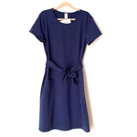 Pink Desert Navy Front Pocket Belted Dress NWT- Size XL (sold out online)