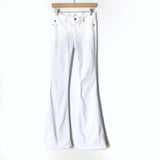 Hudson White Flare Jeans- Size 26 (Inseam 35”) see notes