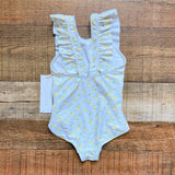 Minnow Lemon Print Ruffle One Piece NWT- Size 2T (sold out online)