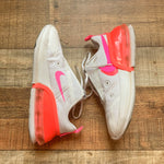 Nike Gray/Crimson Pink Air Max Sneakers- Size 8.5