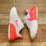 Nike Gray/Crimson Pink Air Max Sneakers- Size 8.5