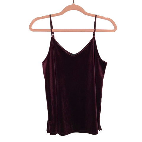 Ann Taylor Wine Velvet Cami NWT- Size XS