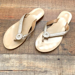 Jack Rogers Gold Sandals- Size ~7 (See Notes)