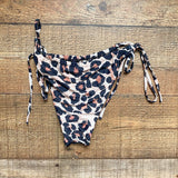 No Brand Animal Print String Bikini Bottoms- Size S