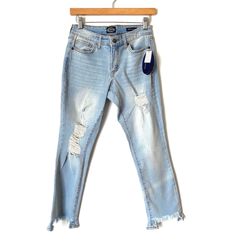 Scoop “Retro Boy Jean” Distressed Jeans NWT- Size 0
