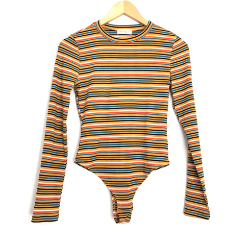 Vestique Striped Bodysuit NWT- Size S