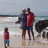 Clover Canyon Blue Striped Cover Up- Size M