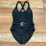No Boundaries Black Belted One Piece- Size M