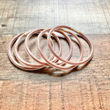 No Brand Coral Glitter Set of Five Jelly Bracelets