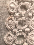 La Blanca Embroidered-Inset Tunic Cover Up- Size L (small stain-see notes)