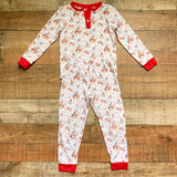 Dear James Gingerbread Two Piece Pajama Set- Size 4T (see notes)
