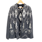 Lucky Lotus Navajo Embroidered Cardigan- Size M