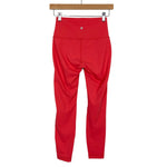 Lululemon Coral High Waisted Leggings- Size 4 (Inseam 25.5")