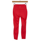 Lululemon Coral High Waisted Leggings- Size 4 (Inseam 25.5")