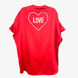 Victoria Secret Red "LOVE" In Heart Robe- One Size