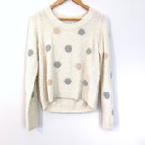 Lauren Conrad Fuzzy Dot Sweater- Size S