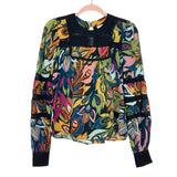 Allison Bold Paisley Veronica Blouse- Size ~XS (we have matching skirt, see notes)